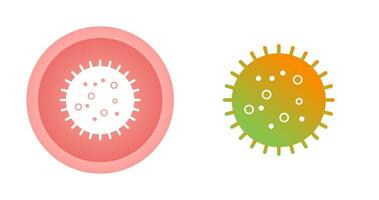 bacterias en icono de vector de diapositiva