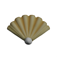 shell 3d rendering icon illustration png