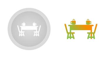 Dining Table Vector Icon