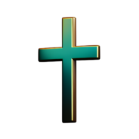 Christian Kreuz 3d Rendern Symbol Illustration png