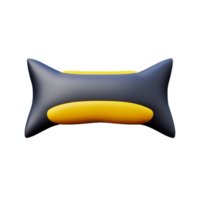 pillow 3d rendering icon illustration png