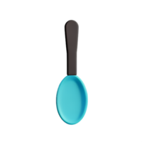 spoon 3d rendering icon illustration png