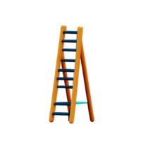 escalera 3d representación icono ilustración png