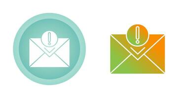 Urgent Mail Vector Icon