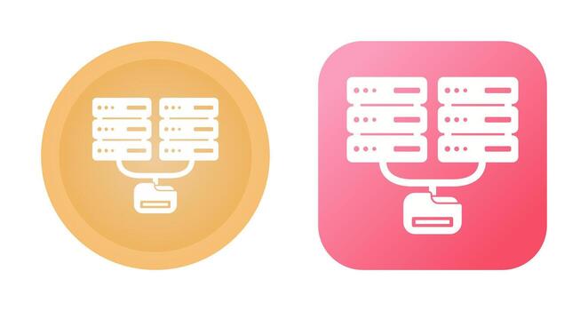 icono de vector de base de datos