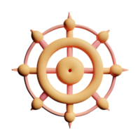 mandala bakgrund 3d tolkning ikon illustration png