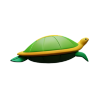 zee schildpad 3d renderen icoon illustratie png