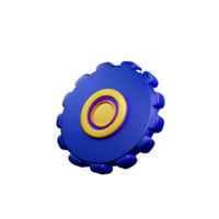 mandala achtergrond 3d renderen icoon illustratie png