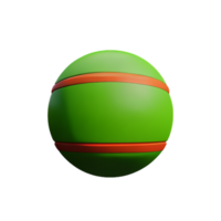 weicher Ball 3d Rendern Symbol Illustration png