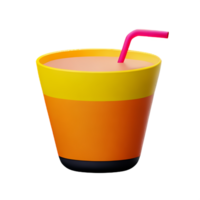 frutta succo 3d interpretazione icona illustrazione png