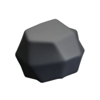 coal 3d rendering icon illustration png