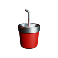 Frisdrank 3d renderen icoon illustratie png