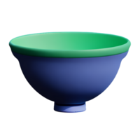 bowl 3d rendering icon illustration png