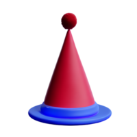 party hat 3d rendering icon illustration png