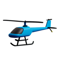 helicóptero 3d representación icono ilustración png