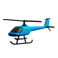 helicóptero 3d Renderização ícone ilustração png