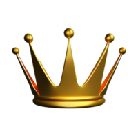 queen crown 3d rendering icon illustration png