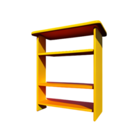 shelf 3d rendering icon illustration png