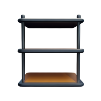 shelf 3d rendering icon illustration png