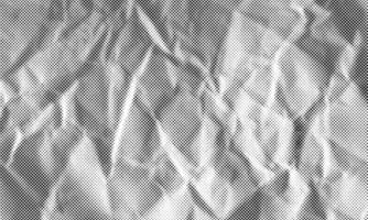 Crumpled Paper Color Halftone Vector Texture