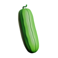 cucumber 3d rendering icon illustration png