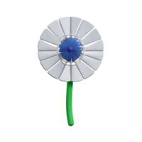 dandelion 3d rendering icon illustration png