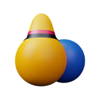 bowling 3d renderen icoon illustratie png