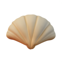 shell 3d rendering icon illustration png