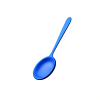 spoon 3d rendering icon illustration png