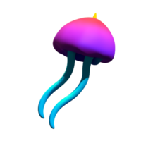 Medusa 3d representación icono ilustración png