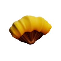 shell 3d rendering icon illustration png