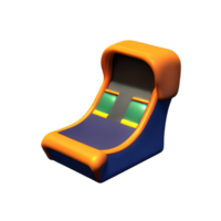 slot machine 3d rendering icon illustration png