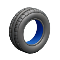 pneu 3d Renderização ícone ilustração png