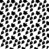 Seamless halloween pattern design, Creative halloween layout for your designWeb vector