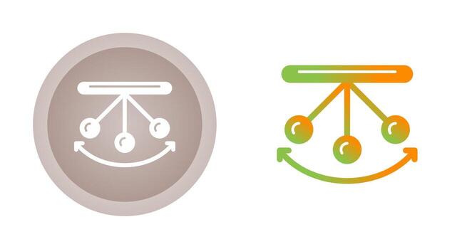 icono de vector de péndulo