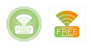 icono de vector wifi gratis