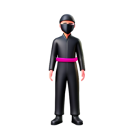 ninja 3d le rendu icône illustration png