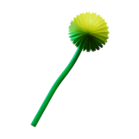 dandelion 3d rendering icon illustration png