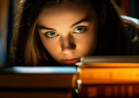 A close-up of a students face, world students day images photo