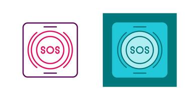 Emergency Button Vector Icon