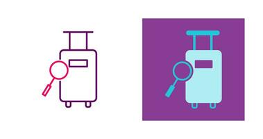 Find Luggage Vector Icon