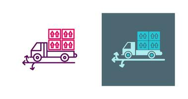 Multiple Delivery Points Vector Icon