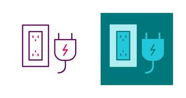 Plug and Socket Vector Icon