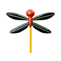 libellula 3d interpretazione icona illustrazione png