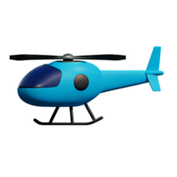 helicóptero 3d Renderização ícone ilustração png