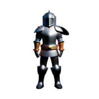 knight 3d rendering icon illustration png