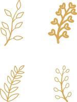 Abstract Art Element in Boho Design Style. Vector Illustration