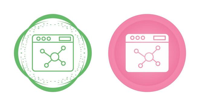 icono de vector de algoritmo