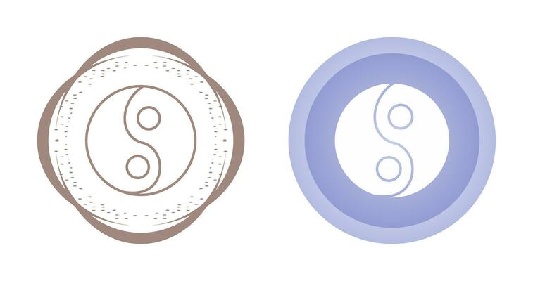Yin Yang Vector Icon