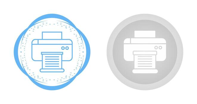 icono de vector de impresora